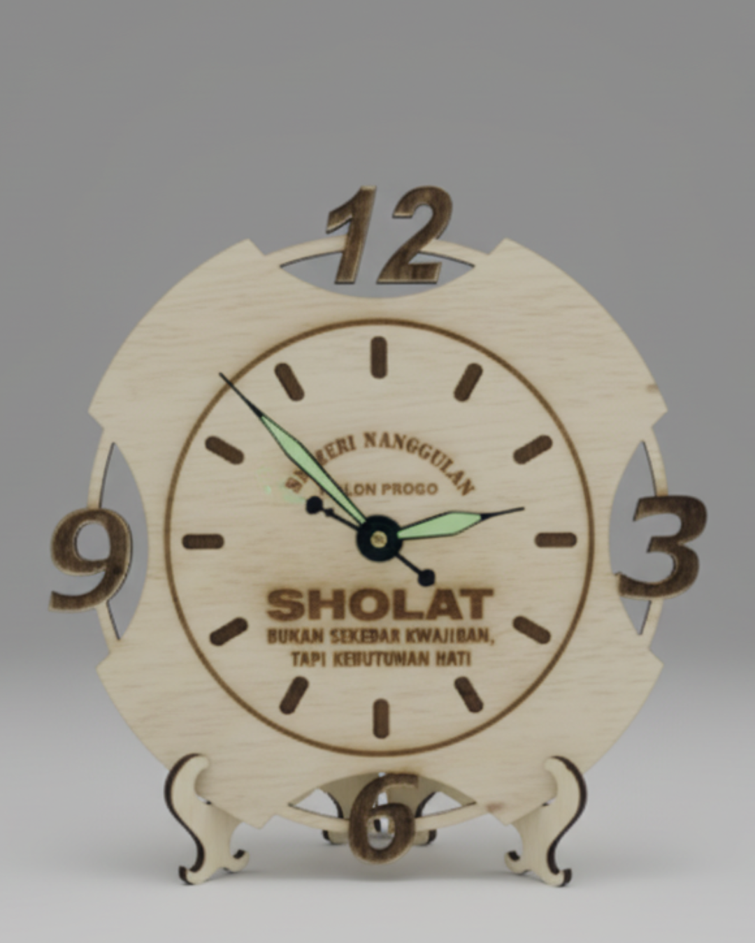 Laser Cutting Craft - Jam Dinding